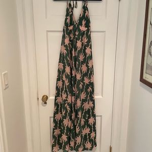 T-Bags Los Angeles Halter Maxi Dress, XS